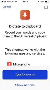 shortcuts app