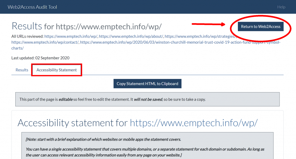 accessibility statement